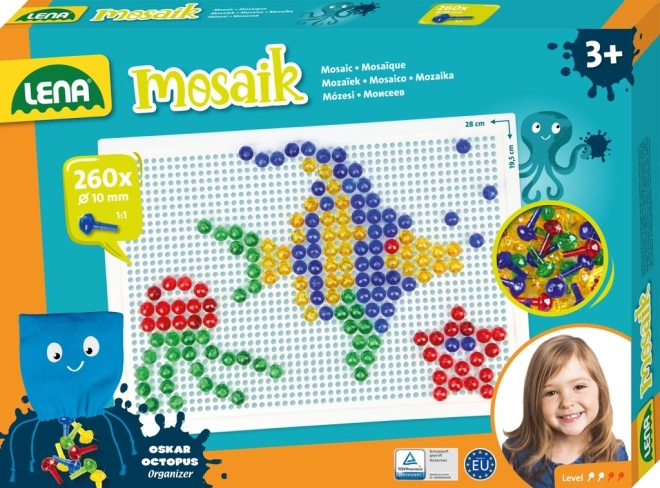 LENA mosaïque à champignons pour enfants – Cristal