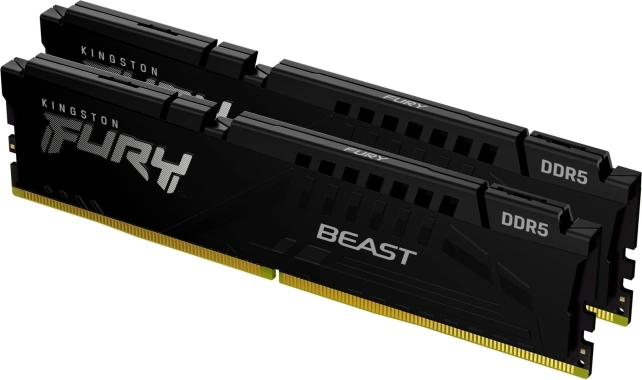 Mémoire Kingston Fury Beast DDR5 64 Go (2x32 Go) 6000 MHz CL30 EXPO noir
