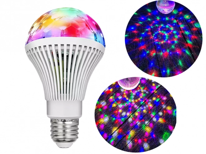 Boule disco à LED rotative E27