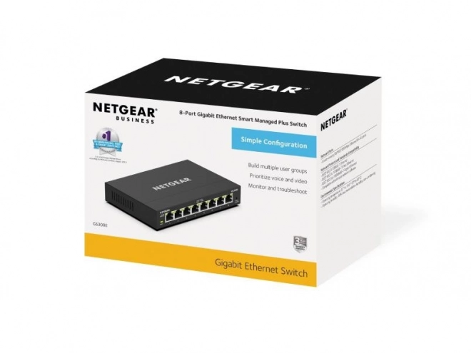 Commutateur géré NETGEAR GS308E 8 ports Gigabit Ethernet Plus