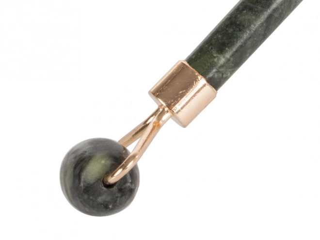 Rouleau de massage en jade pour le visage et plaque