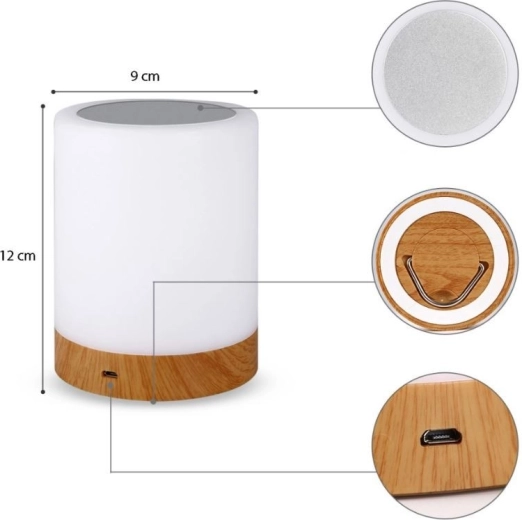 Jusqu’à 12 heures d’éclairage sans fil