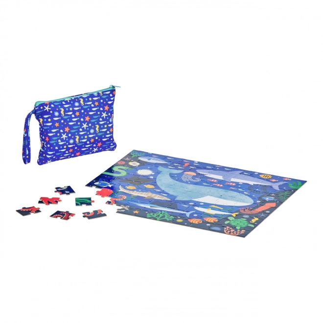 Puzzle réversible sous la mer