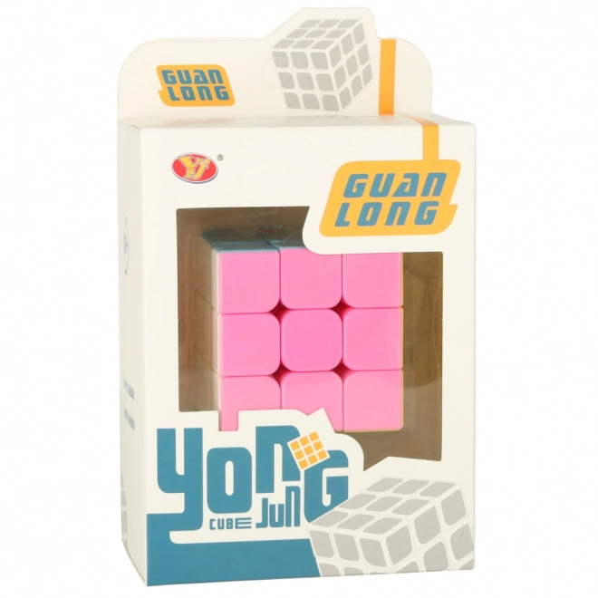 Puzzle cube 3 x 3 néon