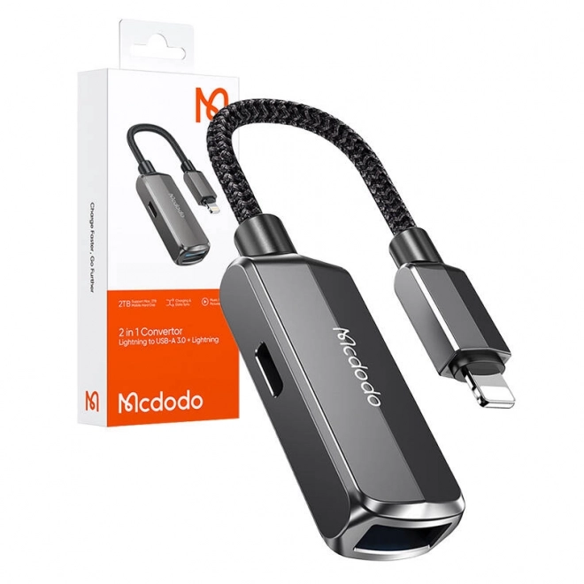Adaptateur OTG 2en1 USB 3.0 pour Lightning Mcdodo