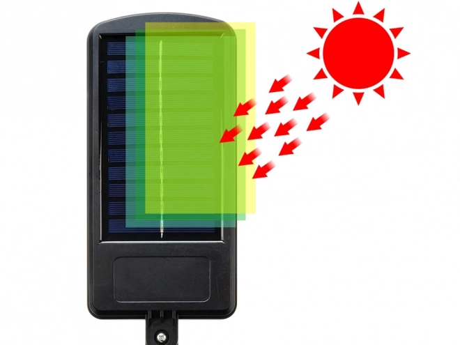 Lampe solaire avec capteur de mouvement et changement de lumière