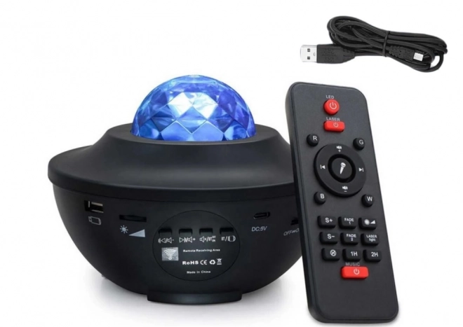 Projecteur étoilé Haut-parleur Led Bluetooth télécommande