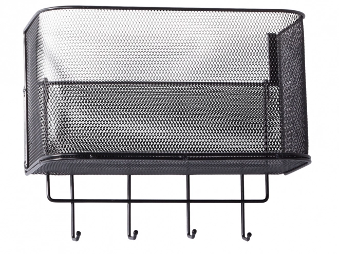 Panier suspendu en métal pour porte avec crochets