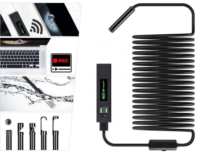 Caméra Endoscopique HardWire 5M 8MM LED WIFI