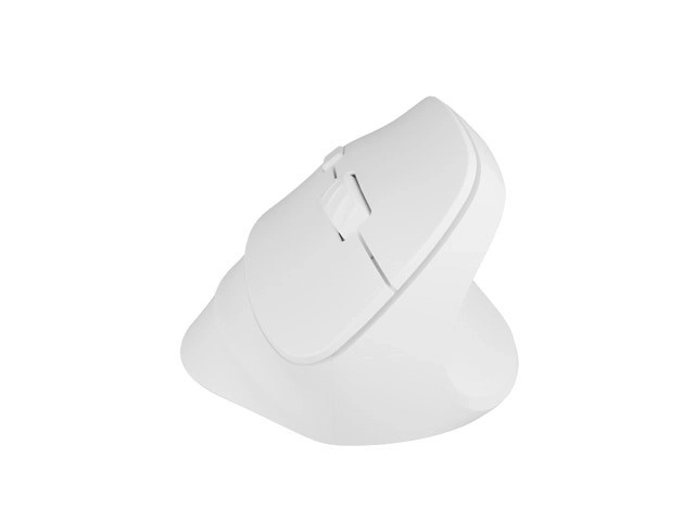 Souris verticale sans fil Crake 2 BT 5.2 + 2.4GHz blanche
