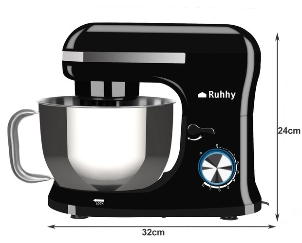 Ruhhy 16746 Robot de cuisine 4,5L + 24 douilles à pâtisserie 1700W