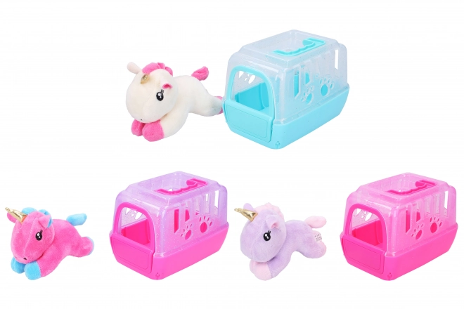 Licorne dans la boîte de transport