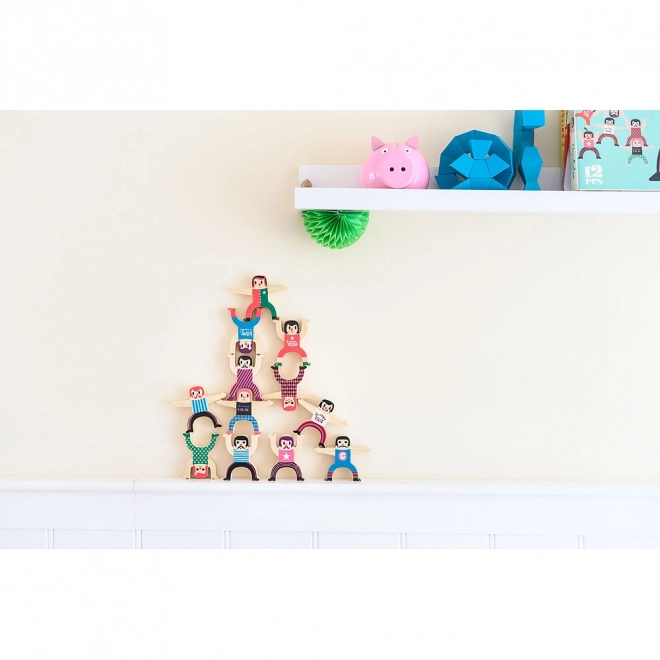 Vilac Figurines en bois acrobates