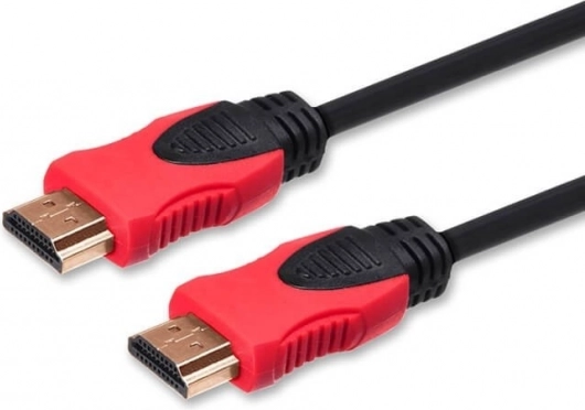 Câble HDMI 2.0 5 m noir connecteurs plaqués or, Ethernet/3D, 4Kx2K