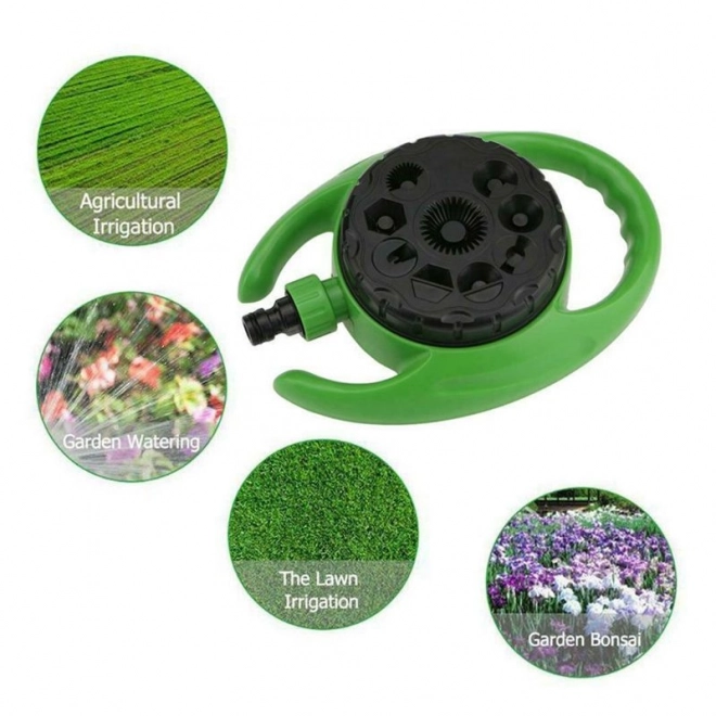 Pulvérisateur de jardin vert 9 fonctions douche pluie