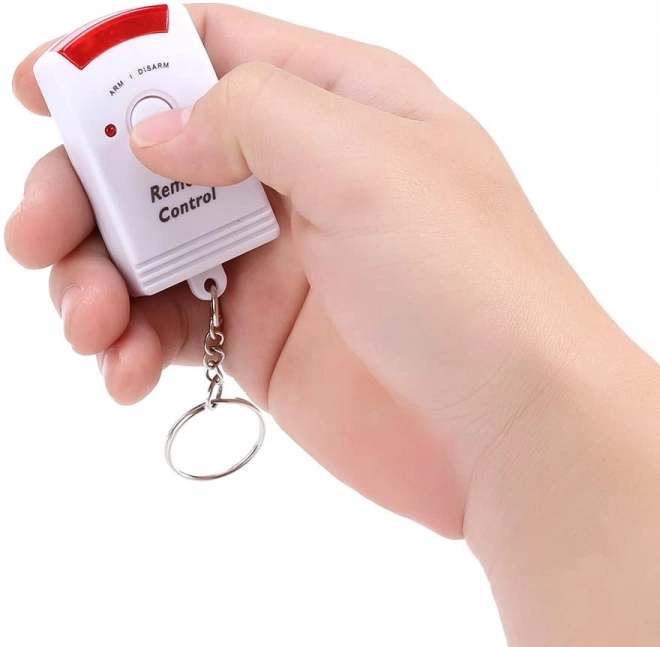 Alarme sans fil avec détecteur de mouvement + 2 télécommandes