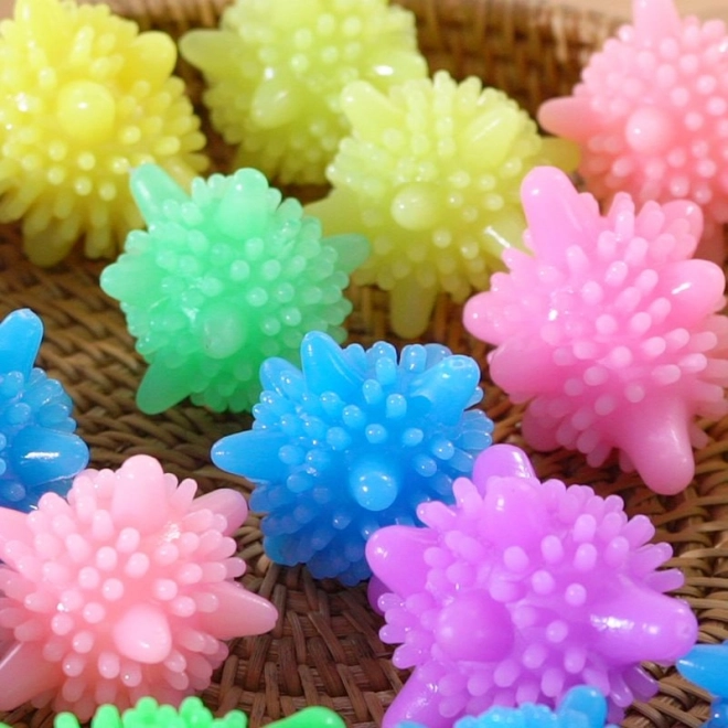 Balles à lessive - adoucissement et séchage des tissus 2pcs - mélange de couleurs