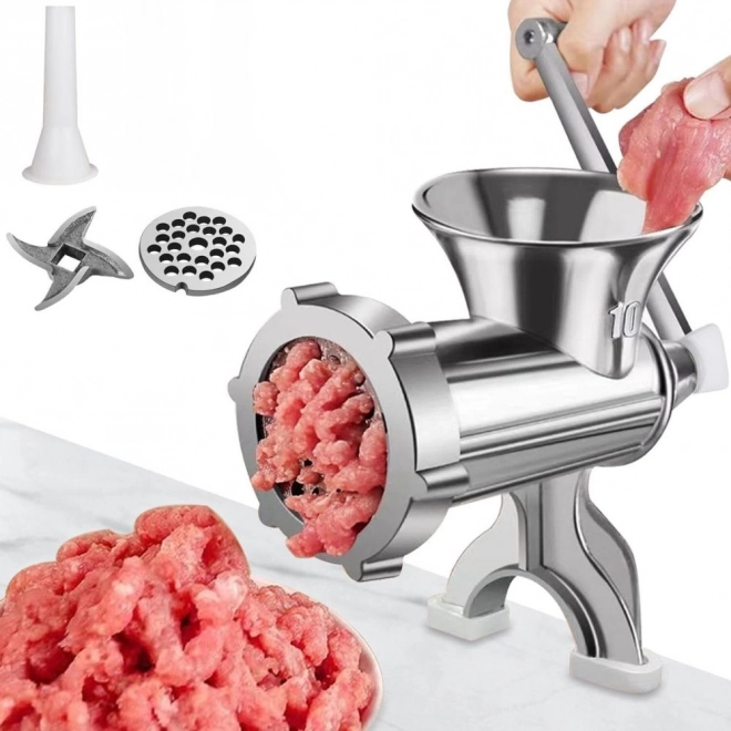 Hachoir à viande manuel avec embout de remplissage pour saucisses