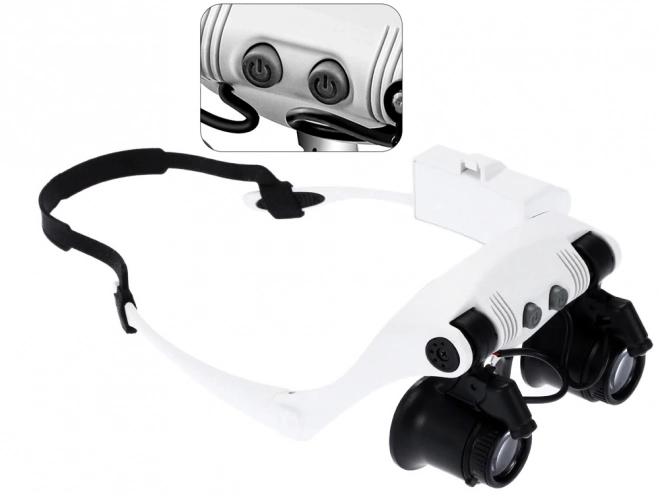 Lunette loupe avec LED pour réparations