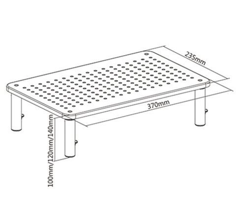 Support ajustable en hauteur pour moniteur ou ordinateur portable