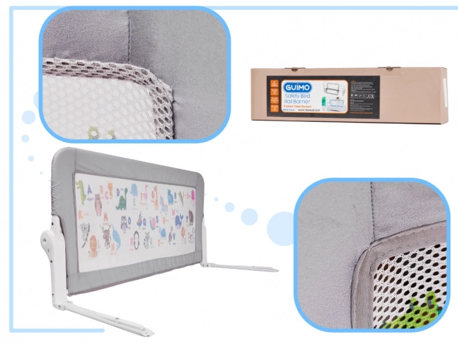 Barrière de sécurité pour lit 90cm animaux