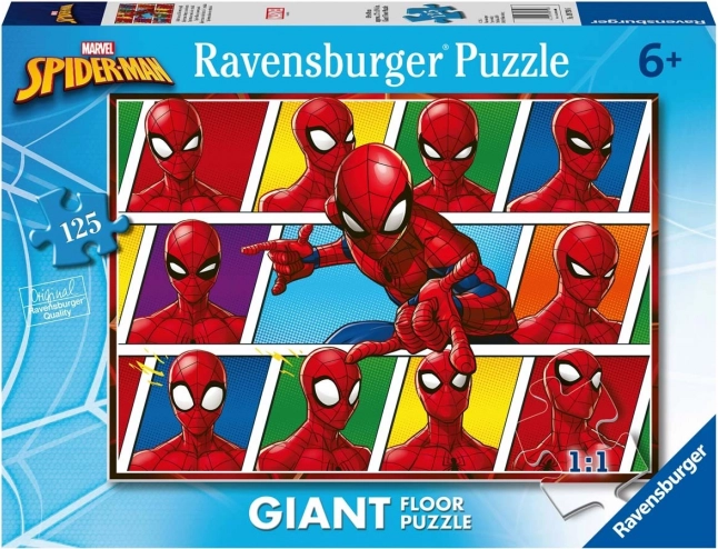 Ravensburger Puzzle Spider-Man Poursuite des criminels 125 pièces