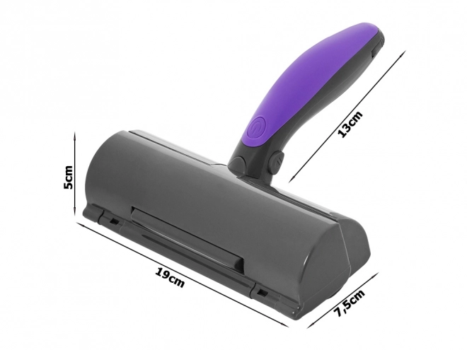 Rouleau à brosse pour poils de chien avec lumière LED