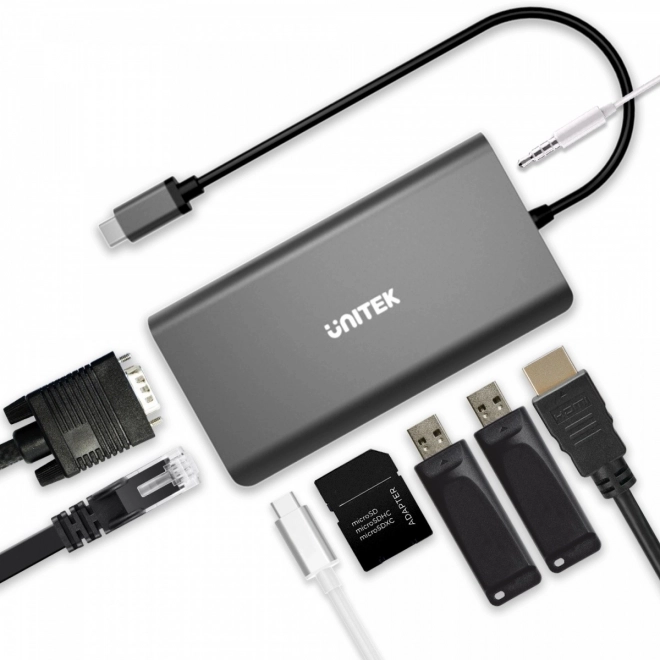Hub USB-C Universel 8-en-1 Unitek