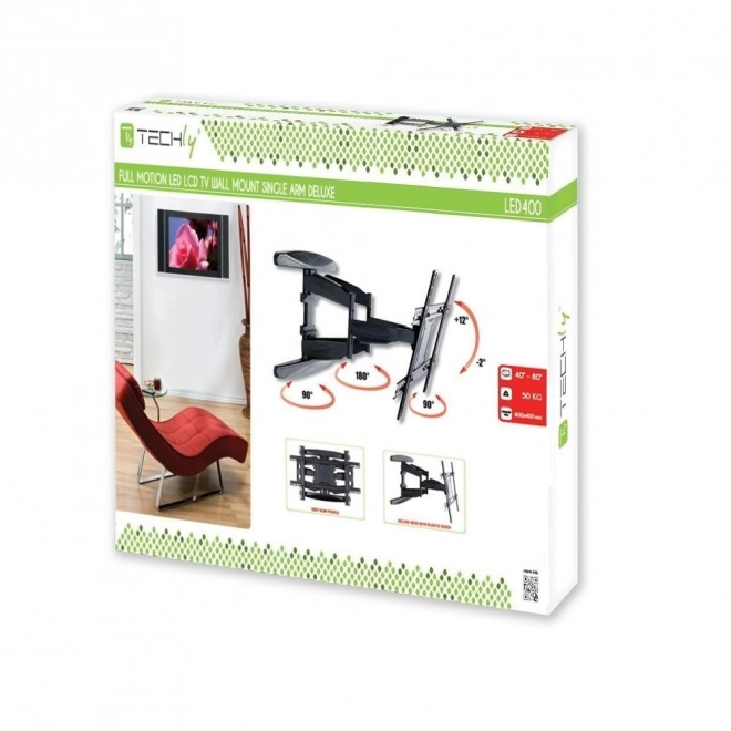 Support mural pour TV LCD/LED 40-80 pouces noir