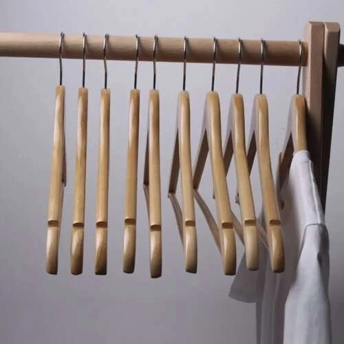 Porte-vêtements 10pcs. - Ruhhy en bois 24492