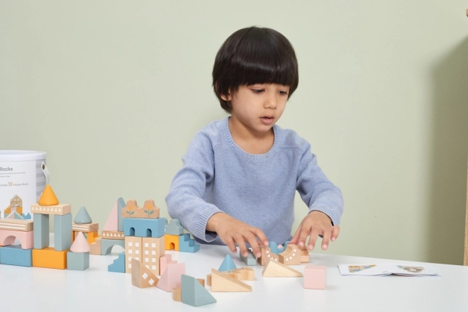 Jeu de construction en bois 50 pcs