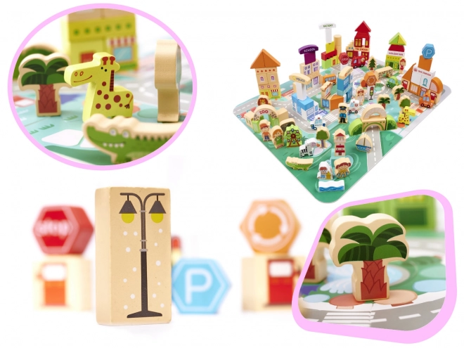 Puzzle éducatif en bois 120 pièces