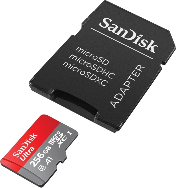 Ultra microSDXC 256GB 150MB/s A1 avec adaptateur SD