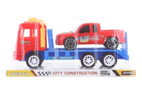 Camion en plastique avec voiture pour enfants