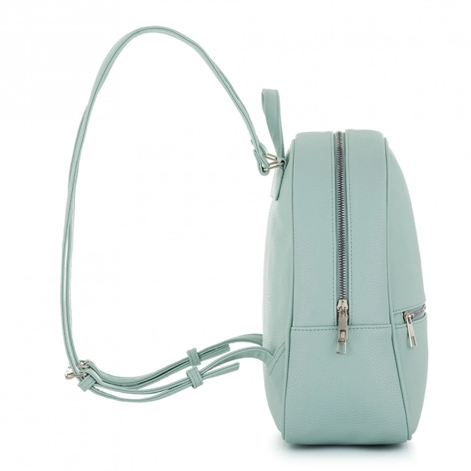 Sac à dos femme DIXY Cuir Menthe