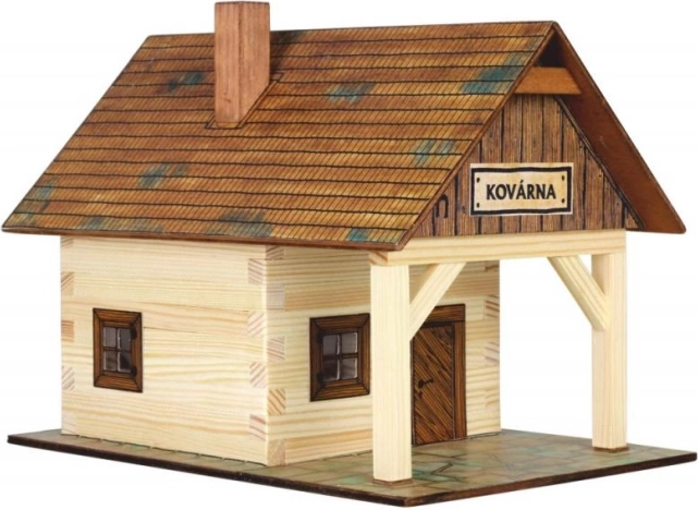 Maquette en bois à coller Forge