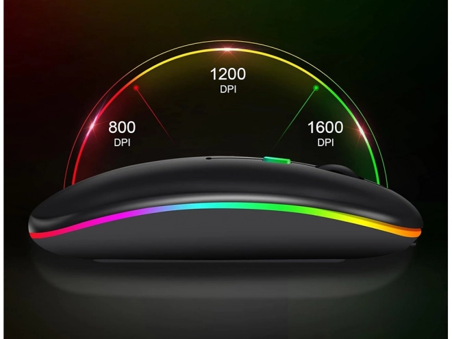 Souris Bluetooth mince 2,4 GHz pour PC et ordinateurs portables