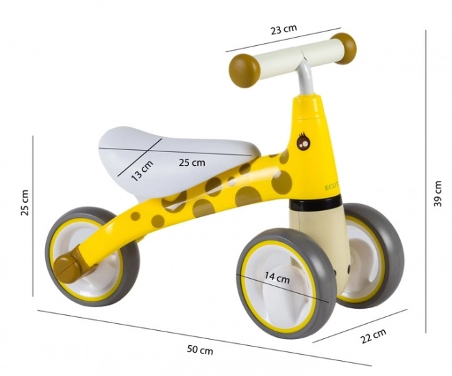 Vélo d'équilibre "Girafe" ECOTOYS