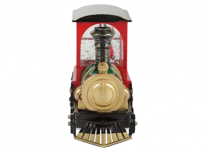Lanterne de Noël en forme de locomotive avec éclairage LED