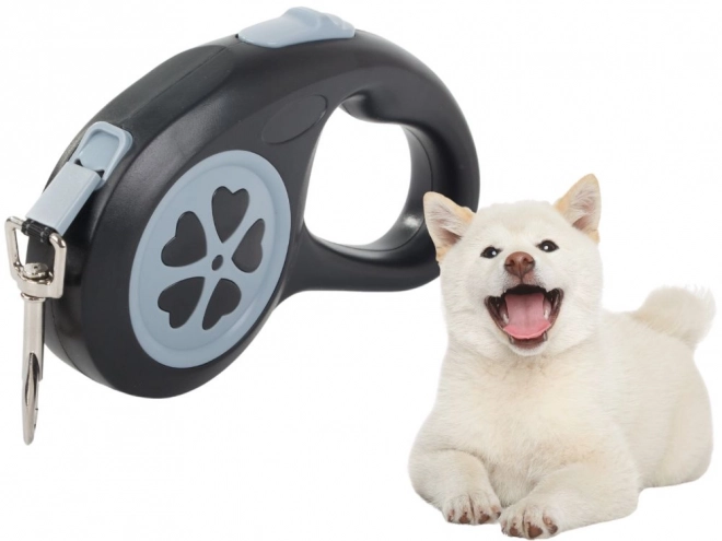 Laisse rétractable automatique pour chiens 5m jusqu'à 15kg