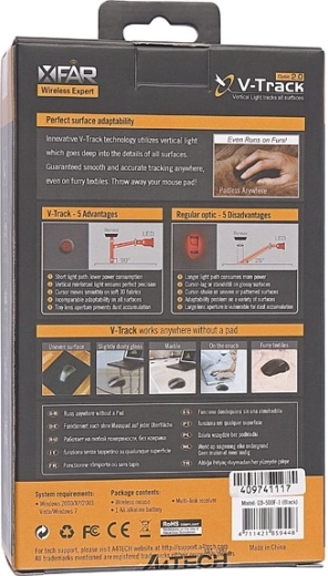 Technologie V-Track : fonctionne presque partout
