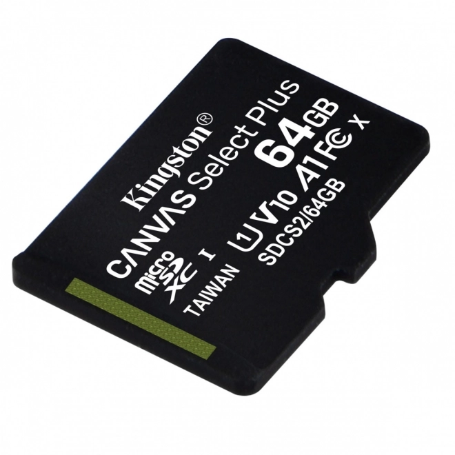 Carte mémoire microSD de 64 Go Canvas Select Plus 100 Mo/s