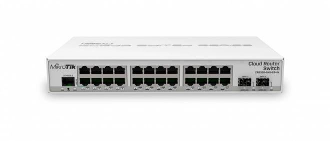 Commutateur MikroTik Cloud Router Switch 24 ports GbE 2xSFP+