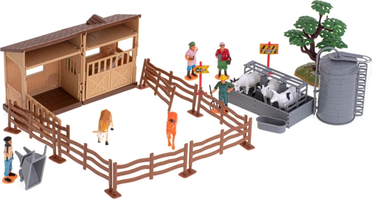 Animaux, figurines et clôtures