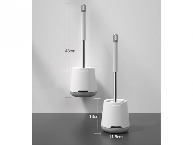 Brosse WC suspendue en silicone avec support