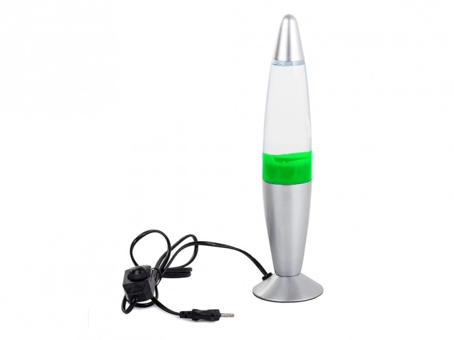 Lampe de chevet à lave avec cire