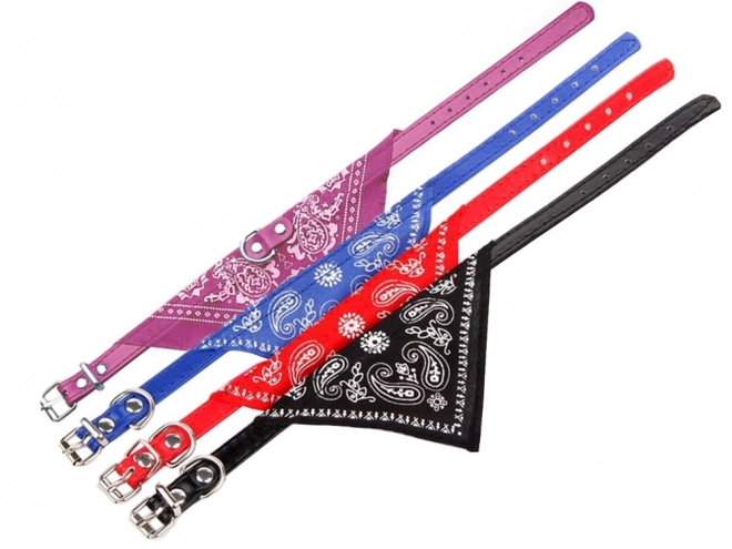Collier élégant pour chiens et chats avec bandana