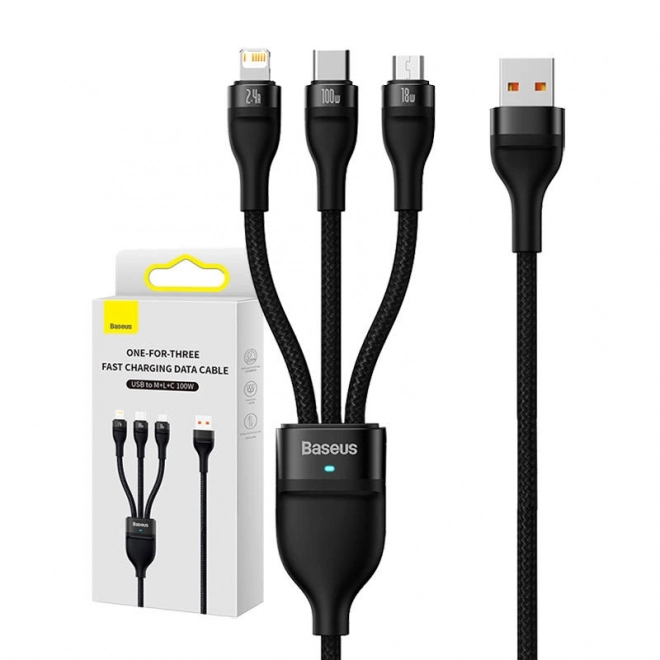Câble USB Baseus Flash Series 3en1