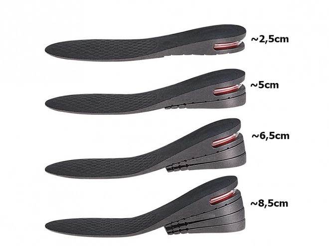 Semelles ajustables pour augmenter la taille