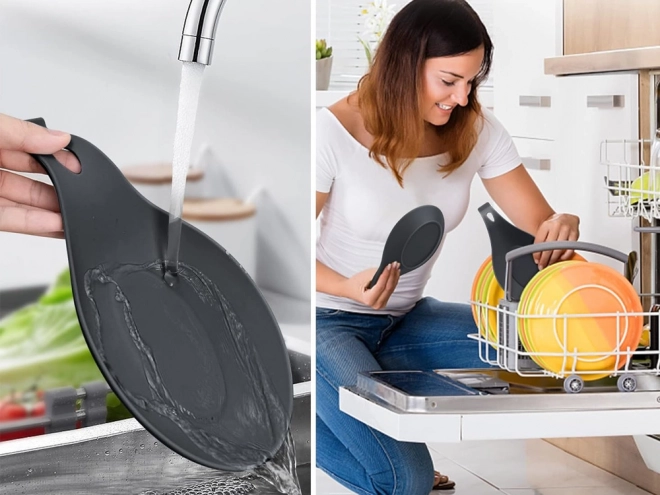Égouttoir en silicone pour cuillères